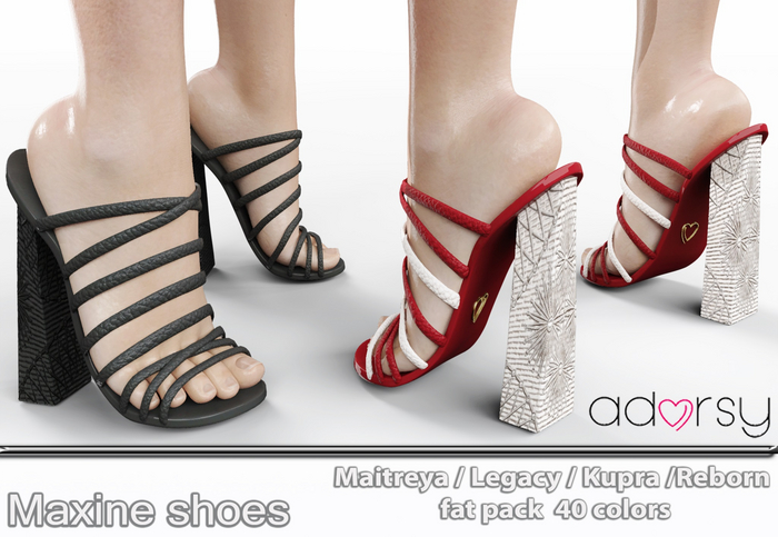 adorsy - Maxine Heels Fatpack - Maitreya/Legacy/Kupra/Reborn