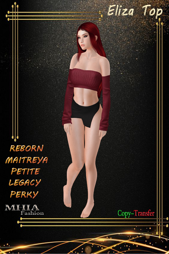 [MHIA] Eliza Top Wine Red
