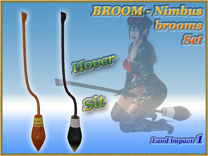 BROOM - Nimbus brooms Set (1 LI) (Full perm)