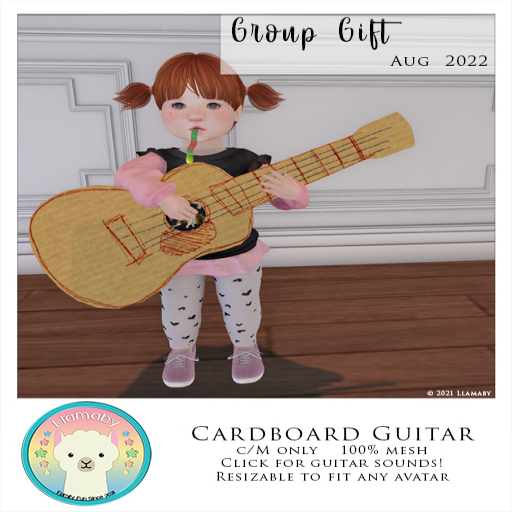 [Llamaby] Group Gift Cardboard Guitar Aug 2022