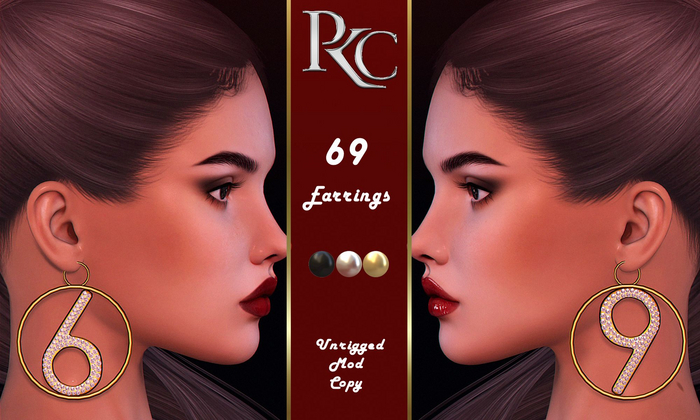 *PKC* "69" Earrings