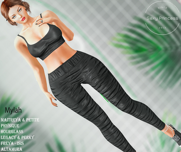 [Sexy Princess] Mylah Top & Pants Black 