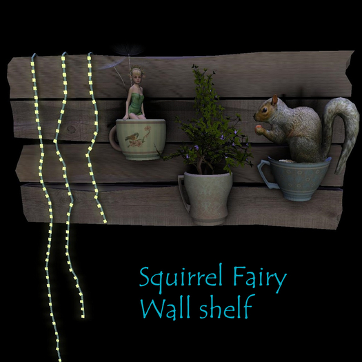 MBC-Squirrel Fairy Wall shelf