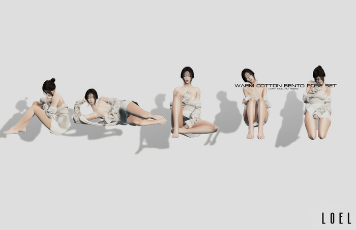 LOEL - Warm Cotton Bento Pose SET