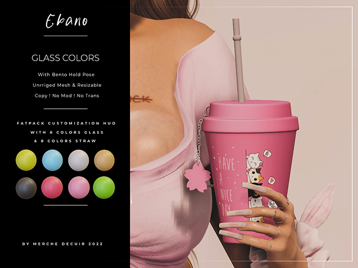 Ebano-Glass Colors(PINK)