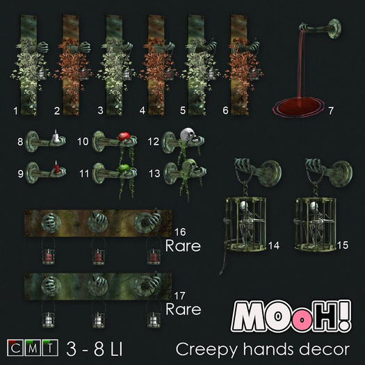 Second Life Marketplace - 04. MOoH! - Creepy hands - Creepy hand ...