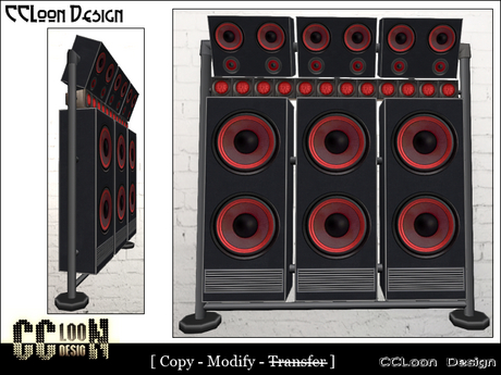 Second Life Marketplace - CCLoon Design - Stage Speaker Stack CCL007B