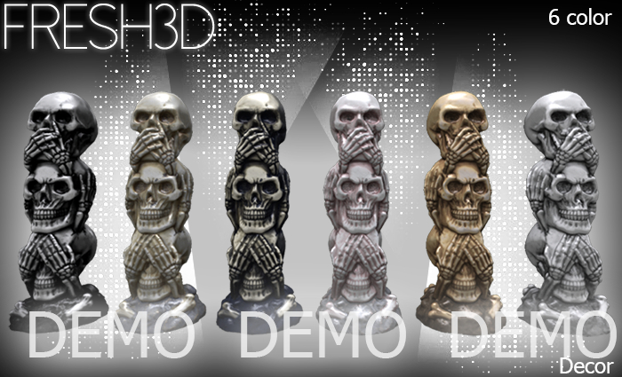 FRESH3D Three wise skull DEMO