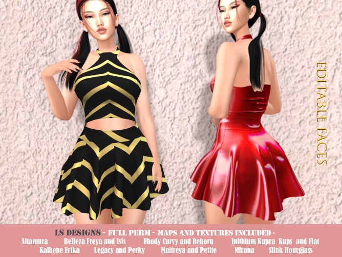 LS DESIGNS DRESS 0021 FULL PERM 