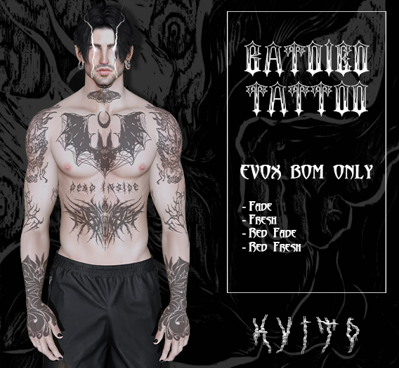 [KVITO] BATDIED TATTOO EVOX! BOM