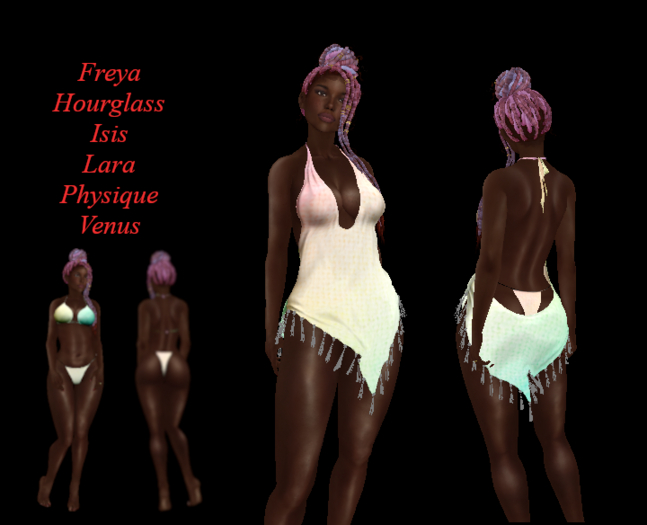 Beachdress & Bikini Set