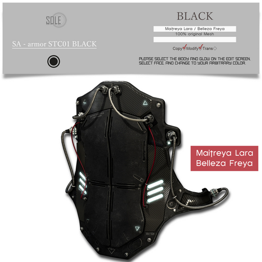 :::SOLE::: SA - armor STC01 (Black)