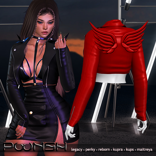 - pOOnsh - Edison Jacket (red)