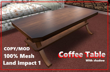 MESH COFFEE TABLE with SHADOW 1Li