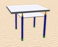 Nici Angel | 1L | -> Desk <- With pencils as table legs [Full Perm]