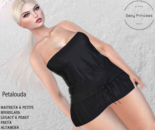 [Sexy Princess] Petalouda Dress Black