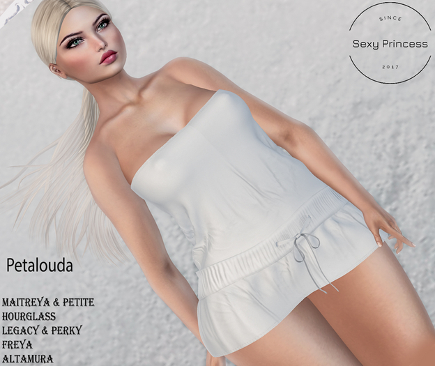 [Sexy Princess] Petalouda Dress White