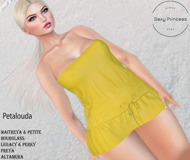 [Sexy Princess] Petalouda Dress Yellow 