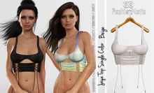 Jaya Top Beige - Maitreya, Lara Petite, Kupra Original, Legacy, Nerido, Reborn, Juicy - FashionNatic