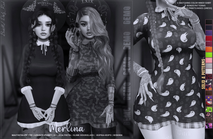 *B.D.R.* Merlina -Dress- DEMO