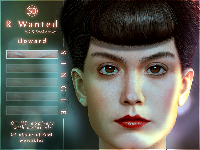 Eyebrows, LeLutka EvoX: R.Wanted.Upward.SINGLE
