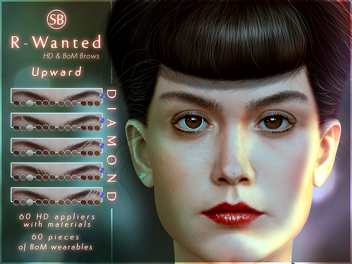 Eyebrows, LeLutka Evox: R.Wanted.Upward.DIAMOND