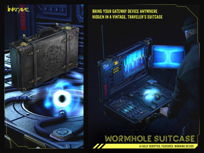 [LINKRAVE] Wormhole Suitcase - Aged Black