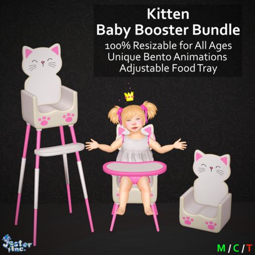 [Jester Inc.] Baby Booster Bundle - Kitten!