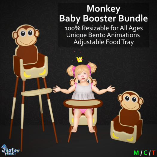 [Jester Inc.] Baby Booster Bundle - Monkey!