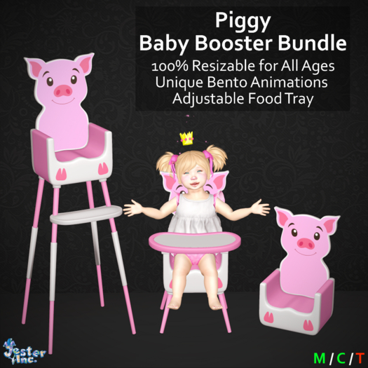 [Jester Inc.] Baby Booster Bundle - Piggy!