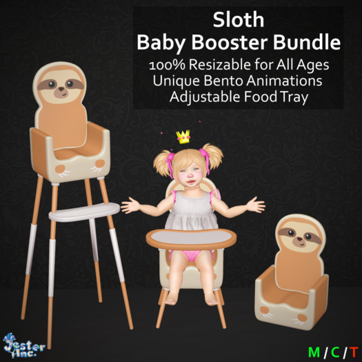 [Jester Inc.] Baby Booster Bundle - Sloth!
