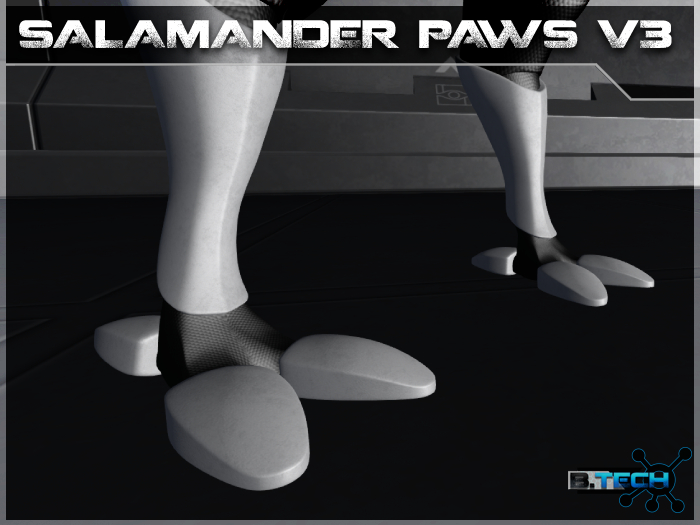 Synth Avatar - Synth Salamander Paws v3