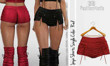 Jaya Shorts Red - Maitreya Lara, Lara Petite, Kupra, Legacy, Reborn, Juicy - FashionNatic