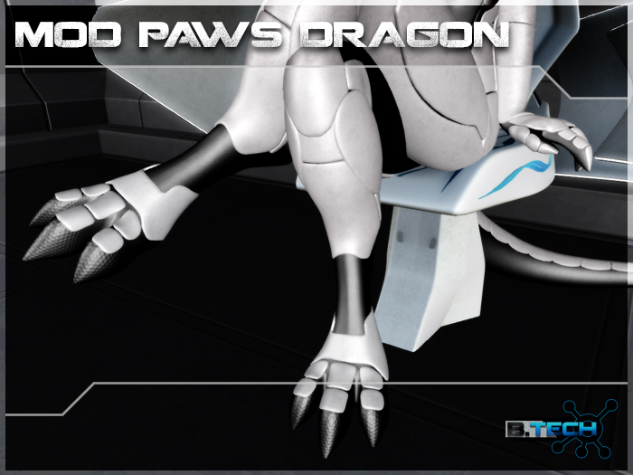 Synth Avatar - Synth Dragon Paws v3