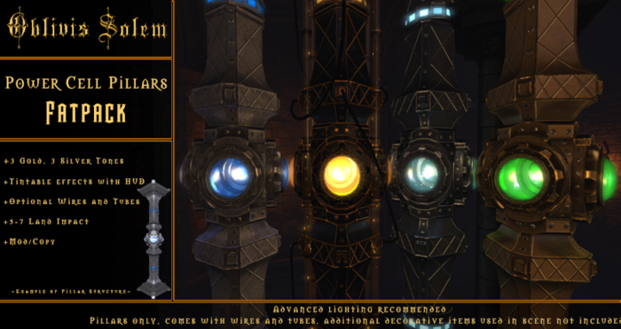 [+Oblivis+] Power Cell Pillars FATPACK