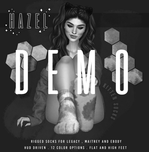 HAZEL . KITTEN SOCKS . DEMO