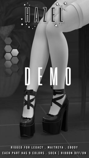 HAZEL . EMBY HEELS . DEMO