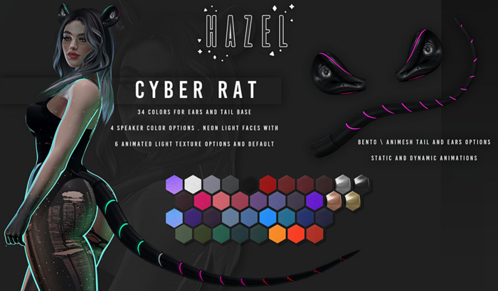 HAZEL . CYBER RAT