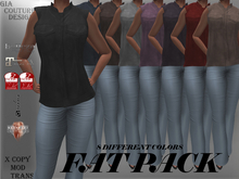 "GCD" Tyler Leather Vest FAT PACK