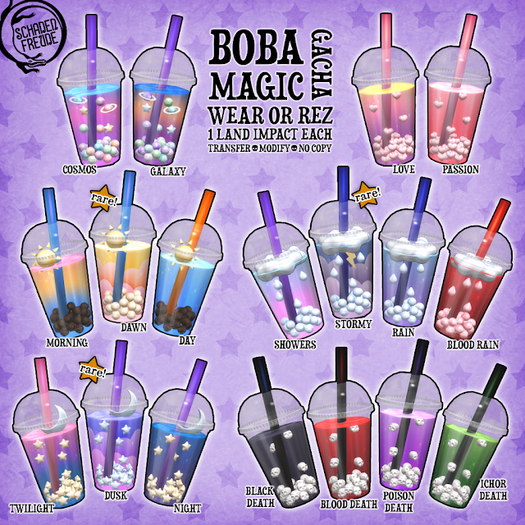 Schadenfreude Boba Magic: Dawn RARE