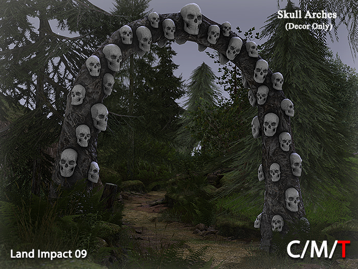 "Killer's" Skull Arches (Decor Only)