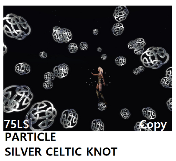 PARTICLE SILVER CELTIC KNOT 