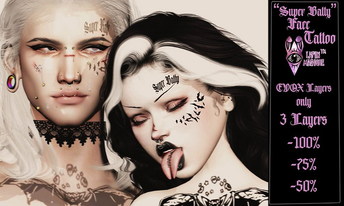 [LMS]Super Batty Body Tattoo