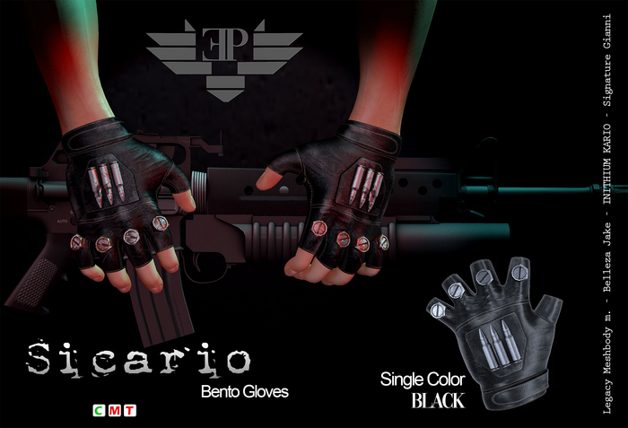 L'Emporio&PL ::*Sicario*::Bento Gloves -Black-