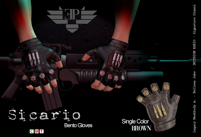 L'Emporio&PL ::*Sicario*::Bento Gloves -Brown-