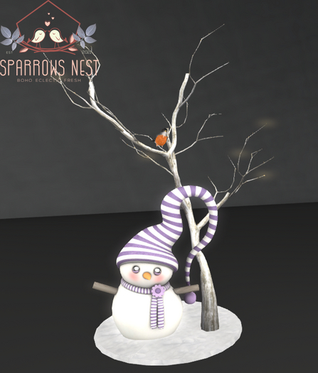 SN-SNOWMAN AND ROBBIN PURP