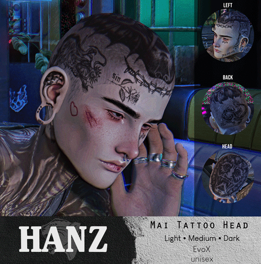 HANZ - Mai Tattoo Head