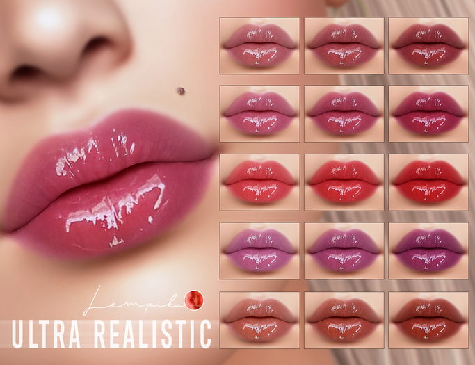 Lempika - 15 Lips Ultra Realistic Lelutka Evox #60 -DEMO-
