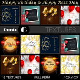 Happy Birthday & Happy Rezz Day Textures