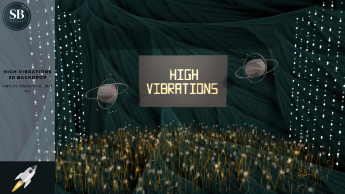[SB] HIGH VIBRATIONS 3D BACKDROP 